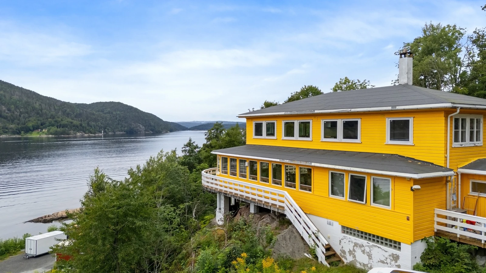The Longhouse overlooking the Oslofjord